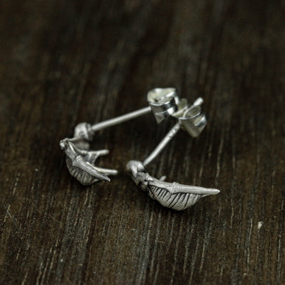 Devil Wings 925 Silver Earrings, Bat Wings Silver Earrings, Personalized Silver Jewelry-Handmade Gifts