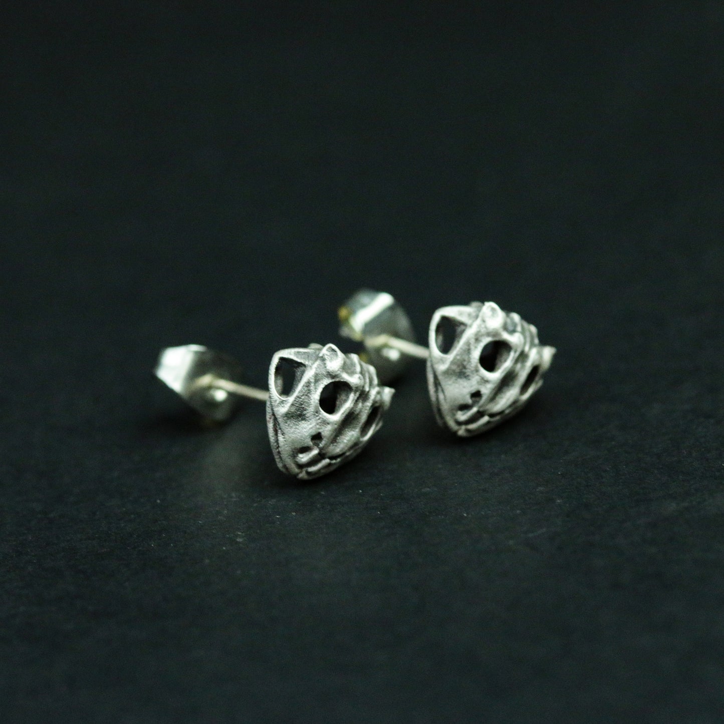 Frog Skull 925 Sterling Silver Earrings, Gothic Skull Earrings, Animal Skull Silver Jewelry - Handmade Gifts