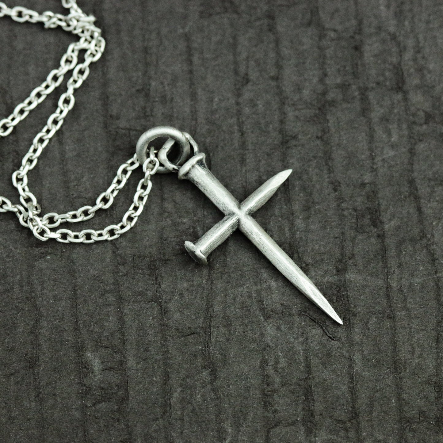 Cross 925 Silver Pendant Necklace, Good Friday Silver Pendant, Good Friday Pendant - Handmade Jewelry