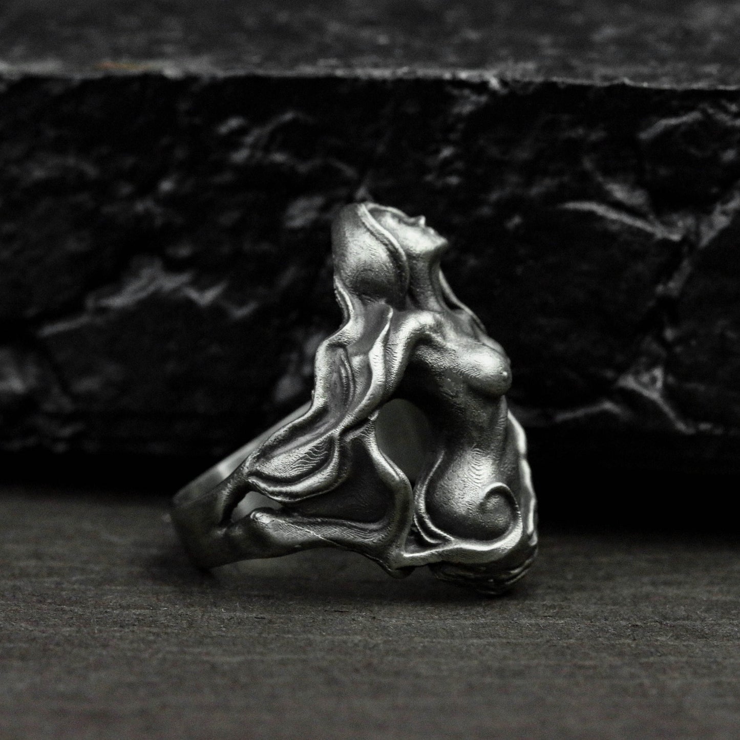 Nude woman silver ring|Nude Girl Ring|Goddess Ring|Bohemian Ring|Fairy Ring|A Gift for Her