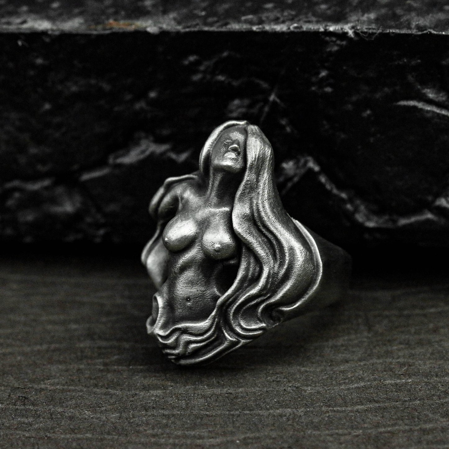 Nude woman silver ring|Nude Girl Ring|Goddess Ring|Bohemian Ring|Fairy Ring|A Gift for Her