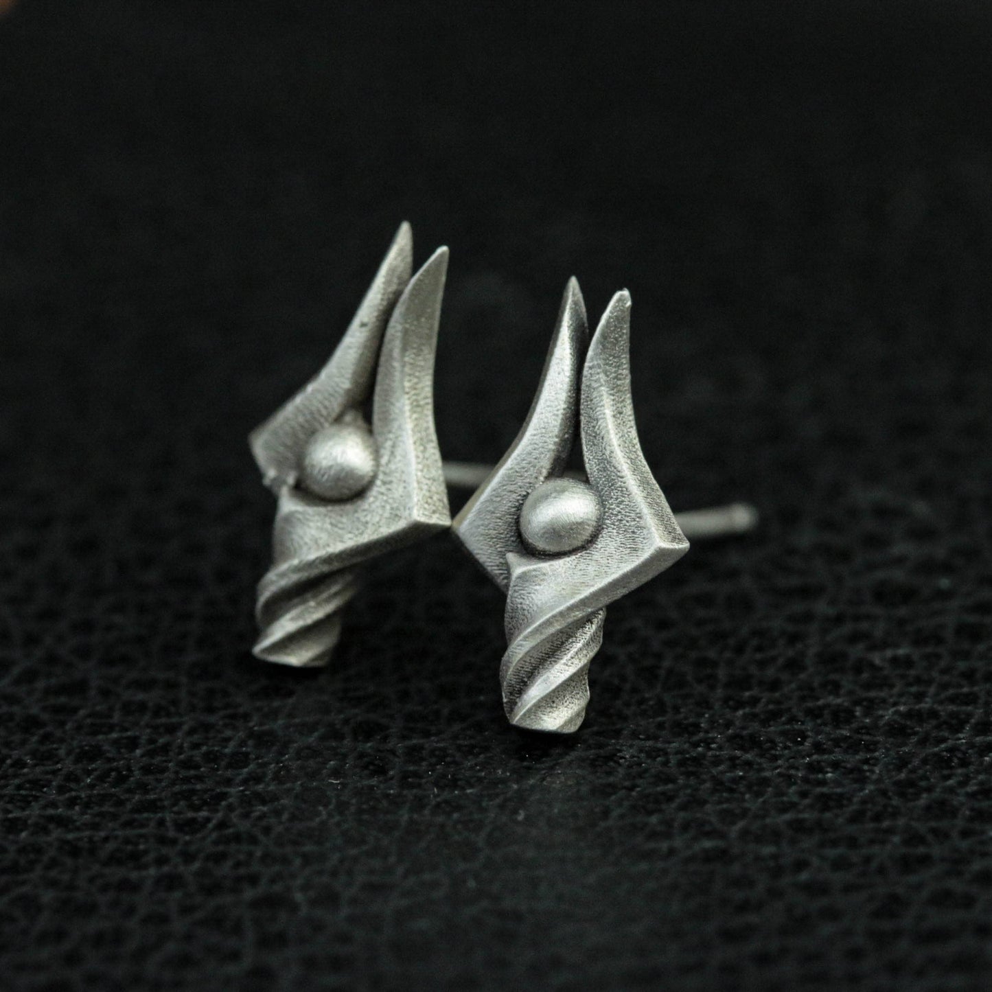 Torch 925 Silver Earrings, Tribal Silver Earrings, Handmade Gifts, Charm Earrings