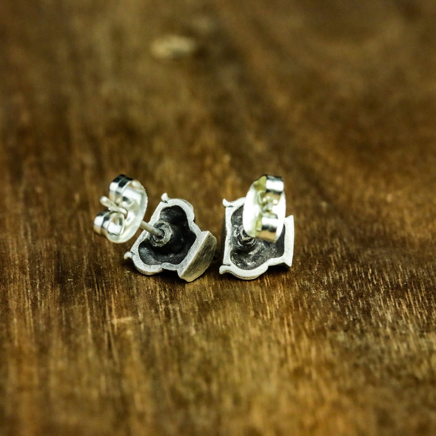 Bull Head Totem 925 Silver Earrings, Tribal Earrings Handmade Silver Jewelry, Totem Earrings Gift-handmade