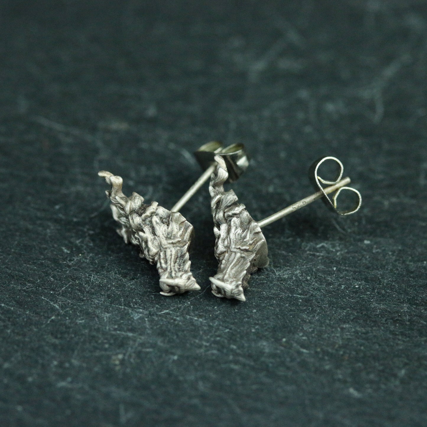 Dragon Head 925 Sterling Silver  Earrings, Dragon Silver Jewelry, Chinese Dragon Earrings - Handmade