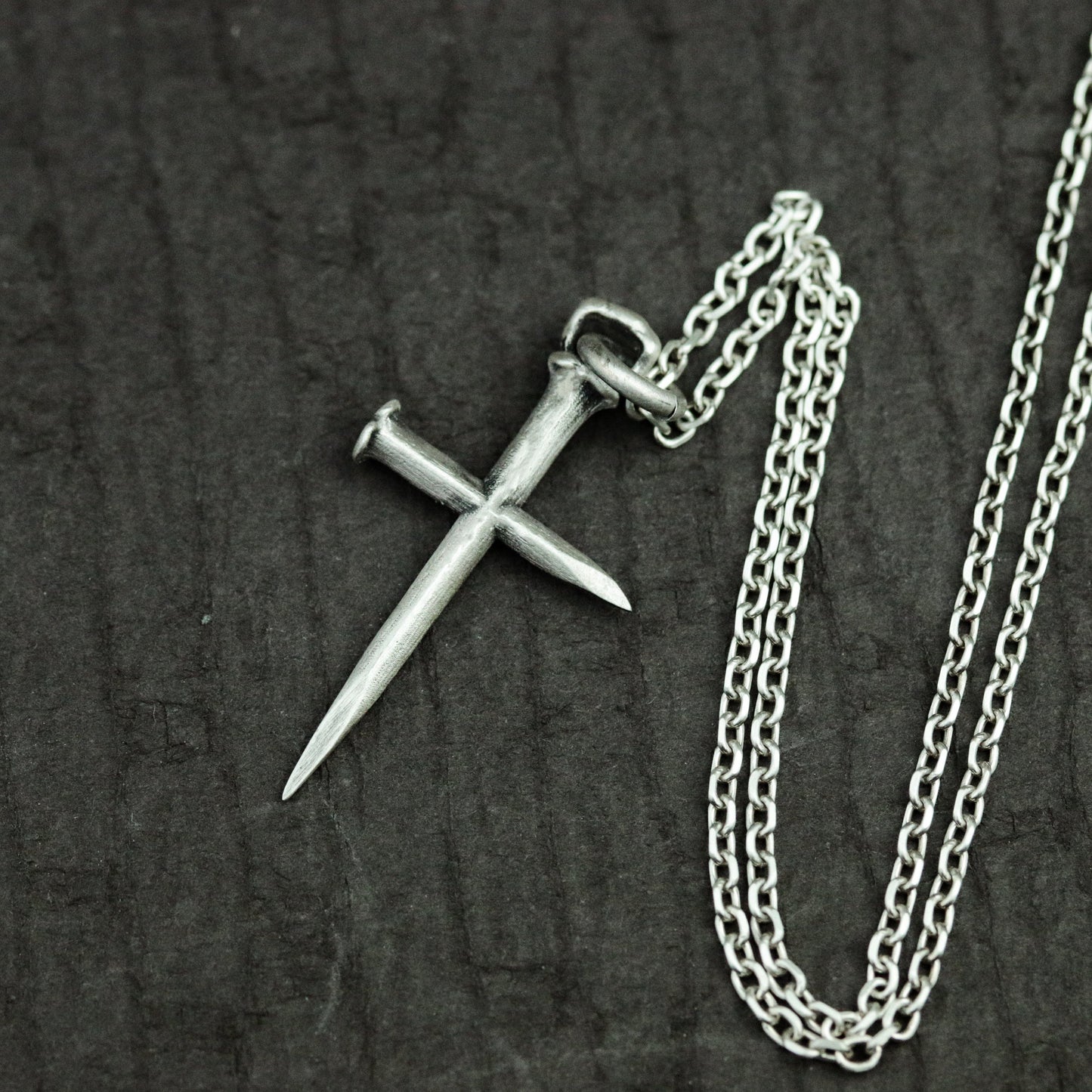 Cross 925 Silver Pendant Necklace, Good Friday Silver Pendant, Good Friday Pendant - Handmade Jewelry