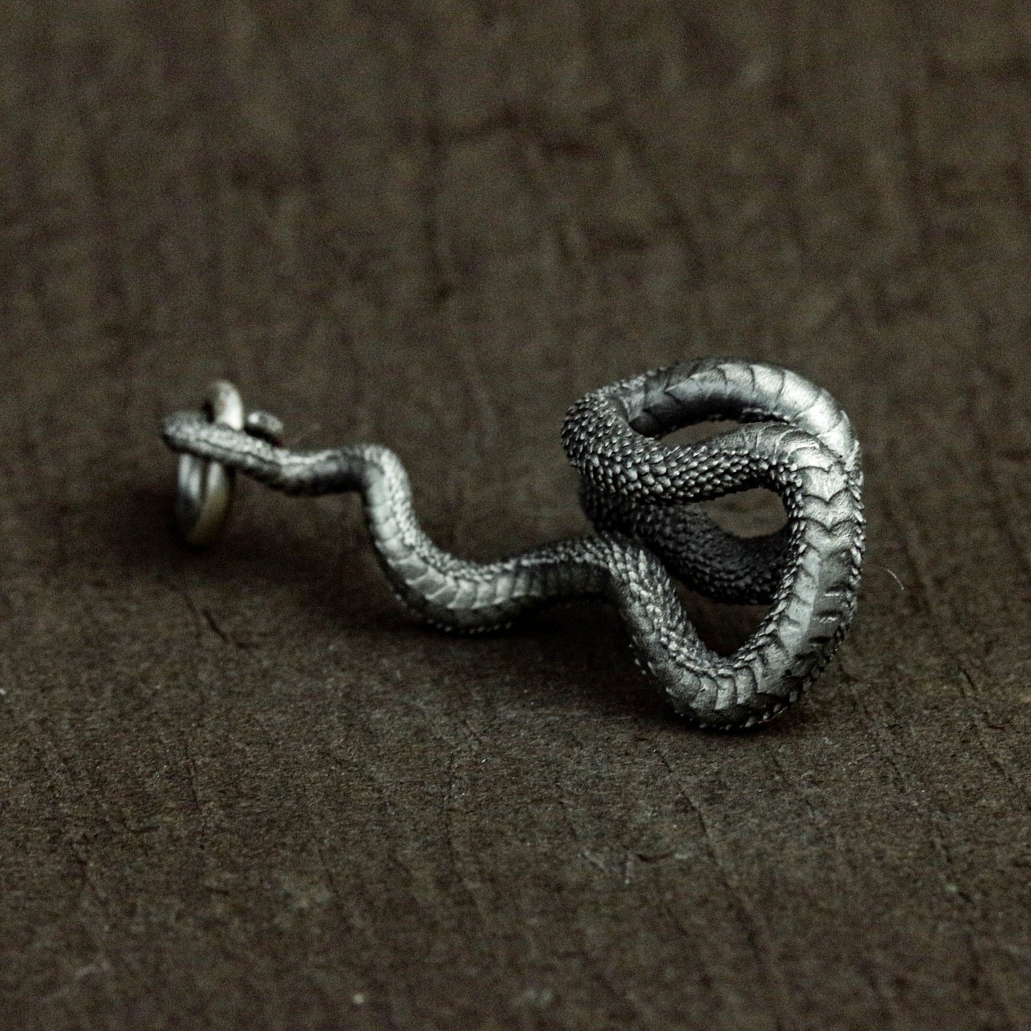 925 sterling silver snake pendant, retro snake necklace, snake pendant, silver pendant for men and women