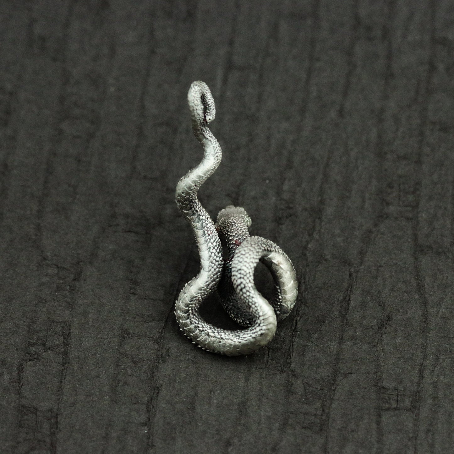 Viper 925 Silver Pendant Necklace, Roaring Snake Silver Pendant, Python Silver Necklace - Handmade