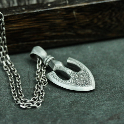 Arrow of Holy Light - Cross Arrow of Believers - 925 Silver Pendant Necklace - Unique Handmade Silver Pendant