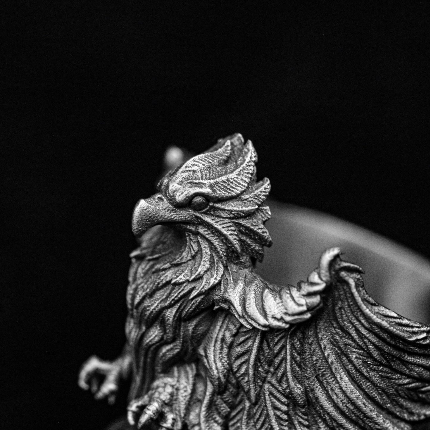 Eagle silver ring, eagle strikes the sky ring, soaring eagle ring, eagle silver jewelry, flying wing brass ring, feather jewelry,