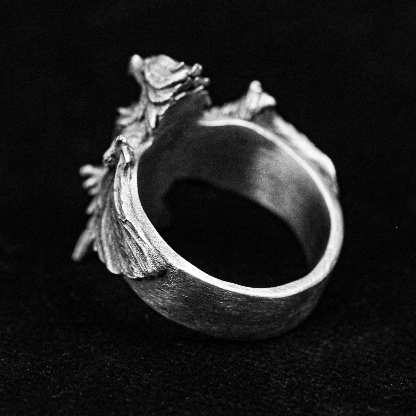 Eagle silver ring, eagle strikes the sky ring, soaring eagle ring, eagle silver jewelry, flying wing brass ring, feather jewelry,