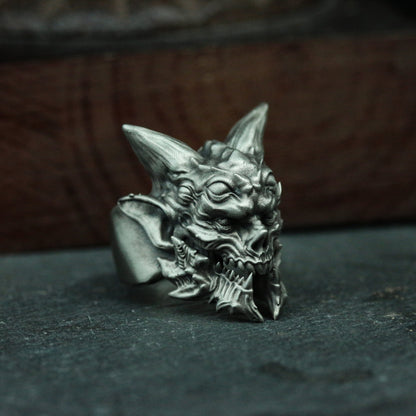Fallen Angel Lucifer 925 Silver Ring