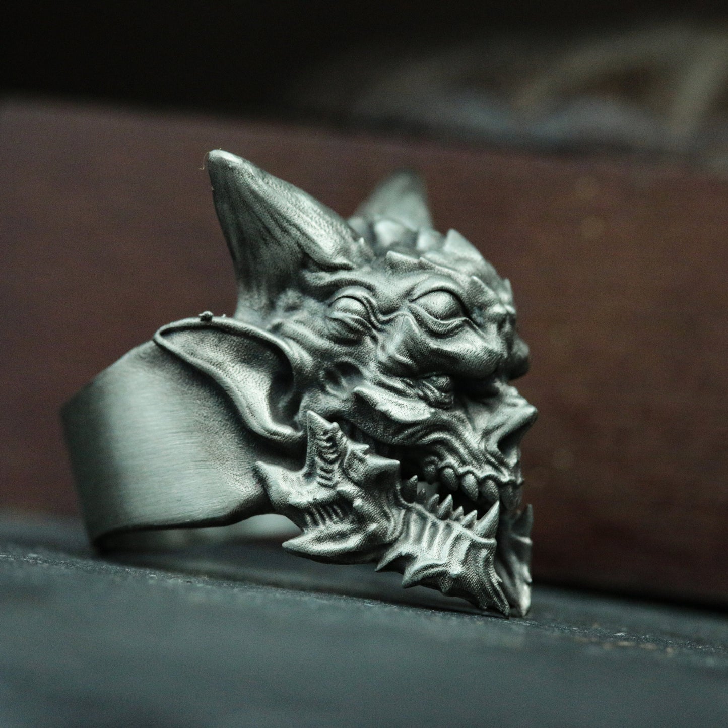 Fallen Angel Lucifer 925 Silver Ring