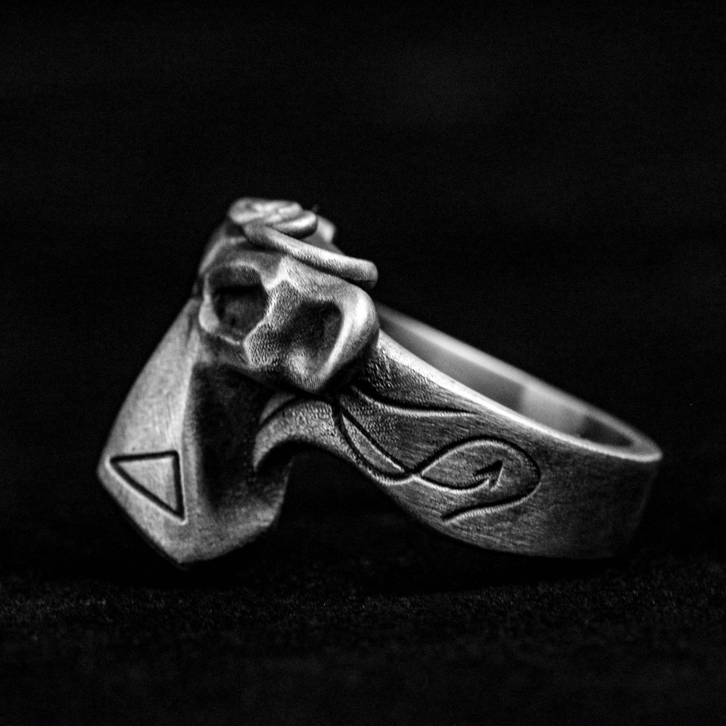 Monkey King ring, Monkey King Q version silver ring, monkey ring, animal silver ring, simple design new product, Seiko silver jewelry