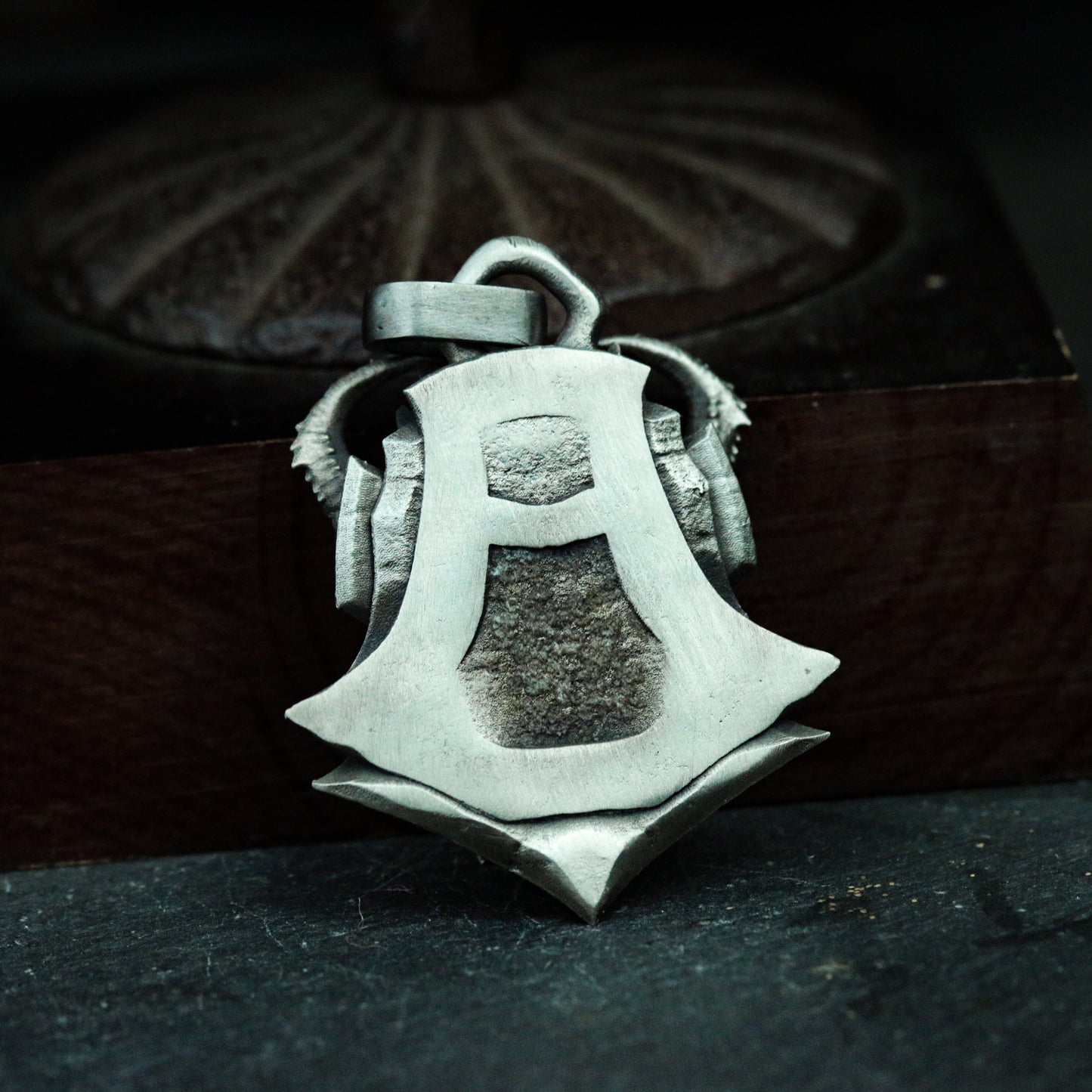 Cthulhu Demon 925 Silver Pendant Necklace - Cthulhu's Armor Helmet - Gothic Mythology Silver Pendant Jewelry