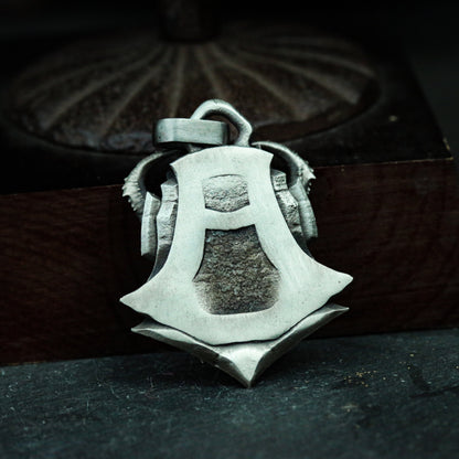 Cthulhu Demon 925 Silver Pendant Necklace - Cthulhu's Armor Helmet - Gothic Mythology Silver Pendant Jewelry