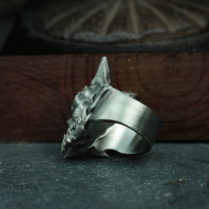 Fallen Angel Lucifer 925 Silver Ring