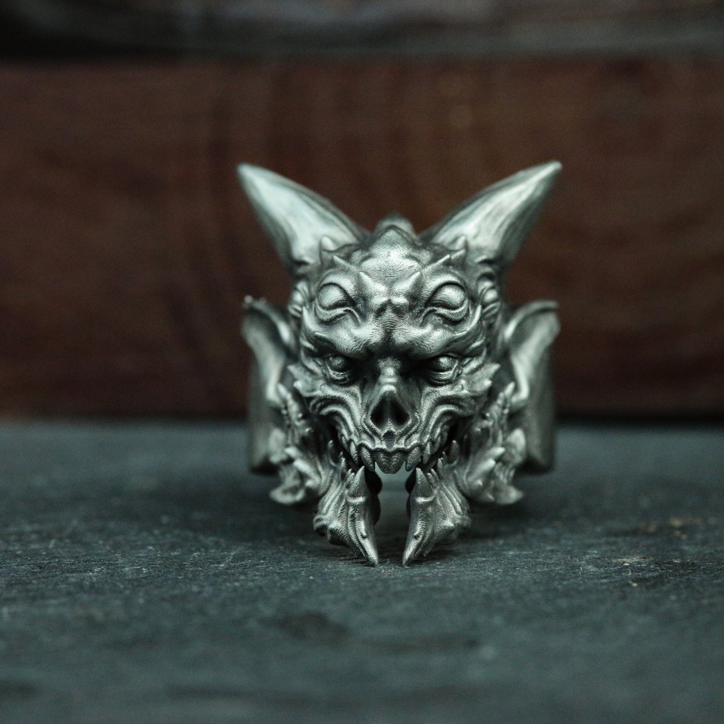 Fallen Angel Lucifer 925 Silver Ring