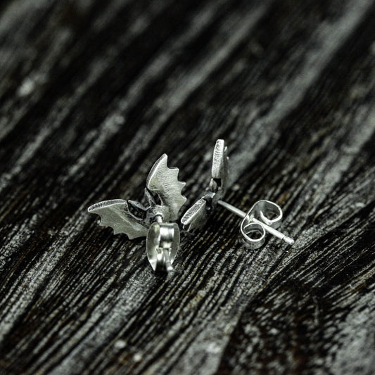 Midnight Bat Earrings, Halloween Earrings, Bat  Earrings, Gothic Jewelry - Halloween Gifts