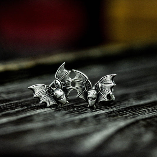 Midnight Bat Earrings, Halloween Earrings, Bat  Earrings, Gothic Jewelry - Halloween Gifts