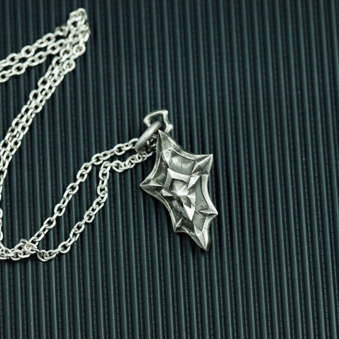 Starlight 925 Silver Pendant Necklace, Simple Star Silver Pendant, Cosmic Star Silver Necklace-Handmade