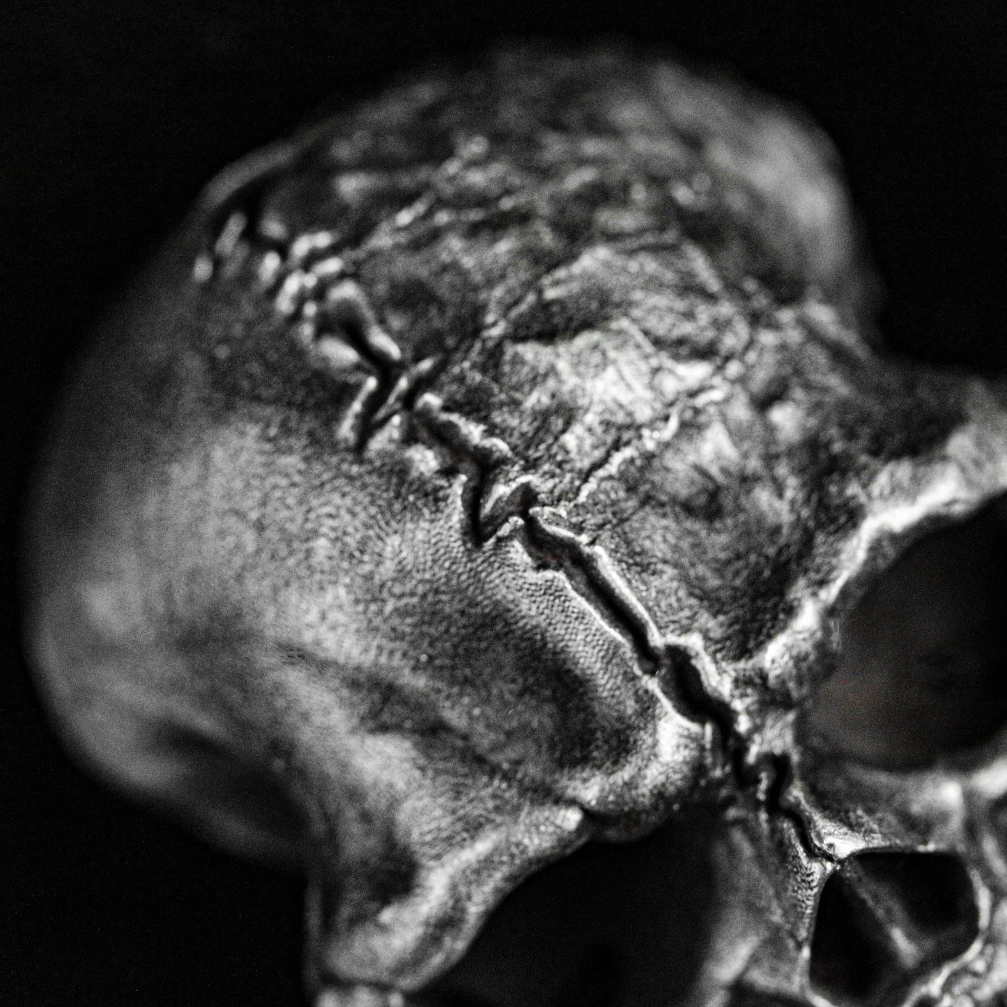 Skull Pendant, 925 Sterling Silver Necklace, Pierced Pendant, Brass Necklace, Devil's Versatile Silver, Vintage Classic Style, Handmade