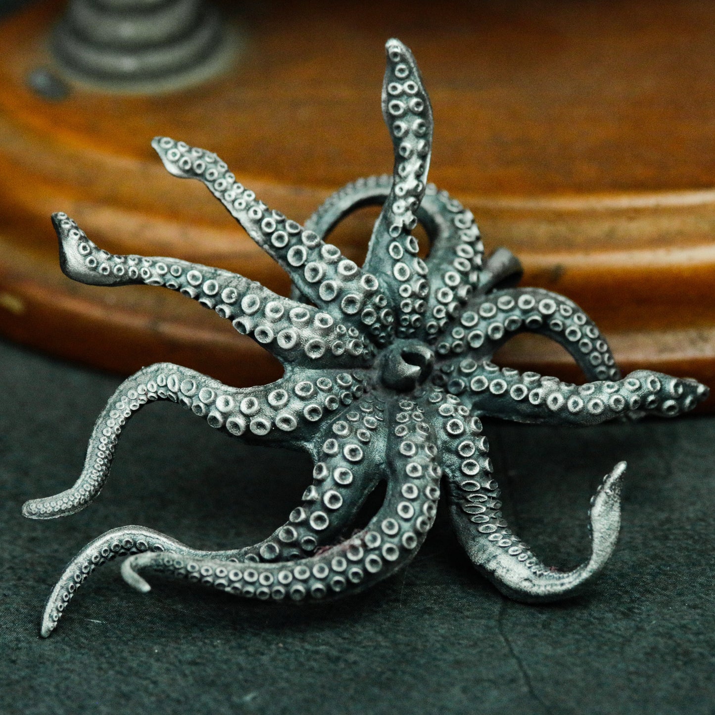 Big Octopus 925 Silver Pendant Necklace - Myth of Cthulhu - Gift for Octopus Lovers