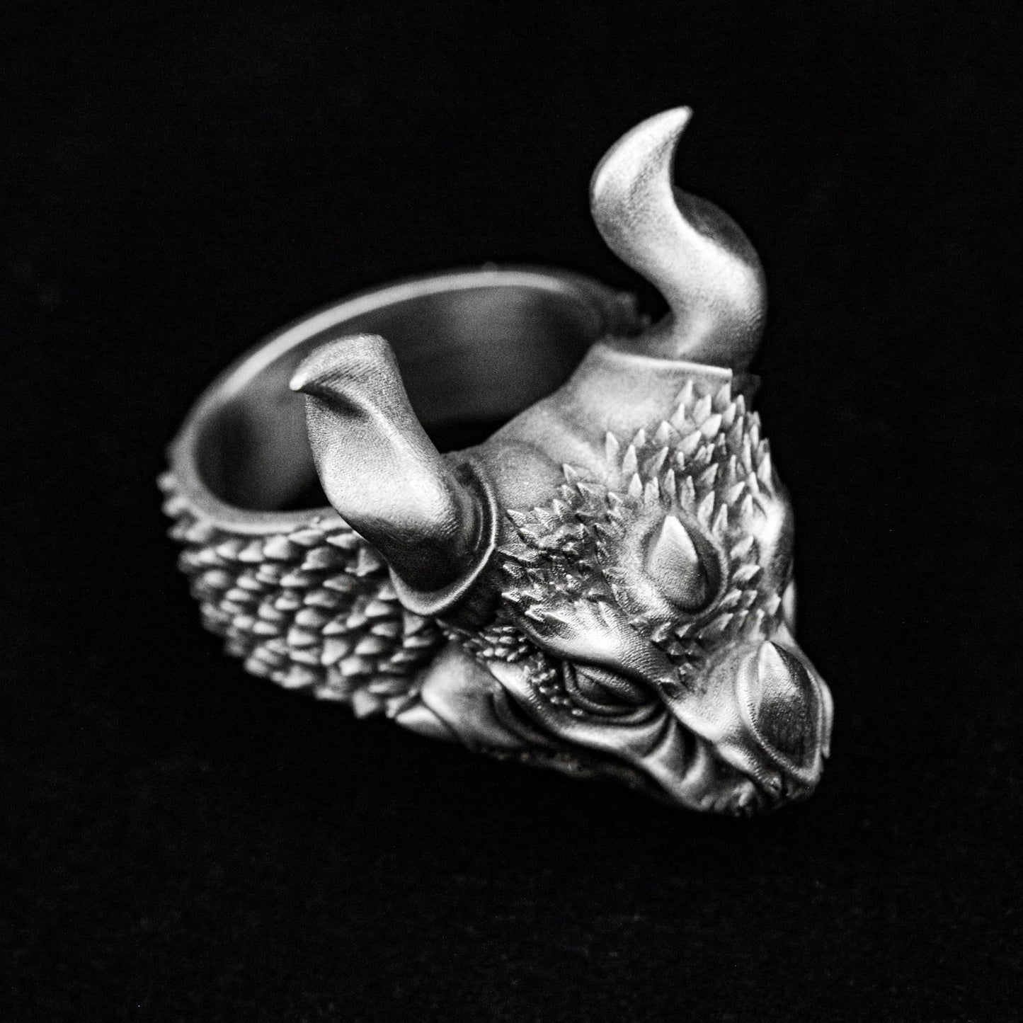 Wretched Dragon Ring-Handmade Dragon Ring-Dragon Skull-World of Warcraft-Handmade-Sterling Silver Dragon Ring Men-Gothic Jewelry