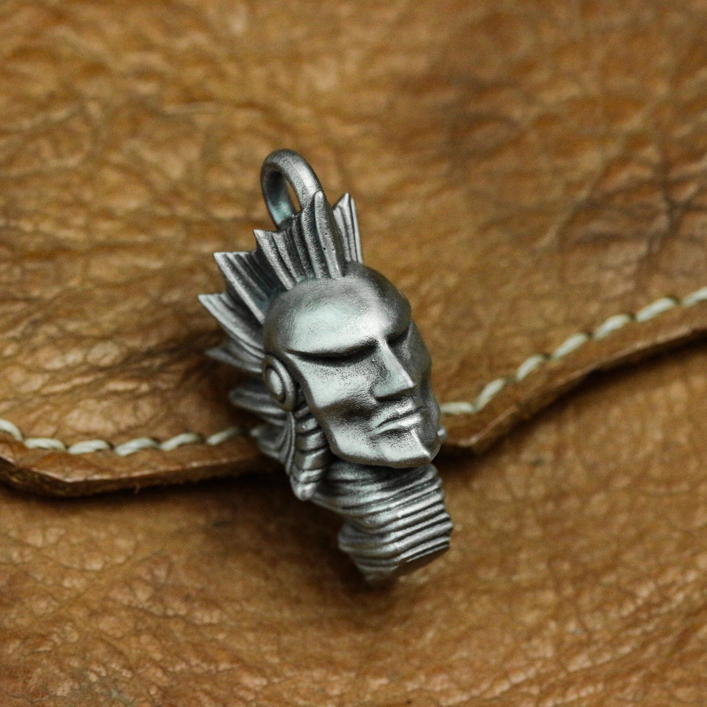 The Last of the Mohicans 925 Silver Pendant Necklace - Native American Necklace - Gift Pendant of Mysterious Race