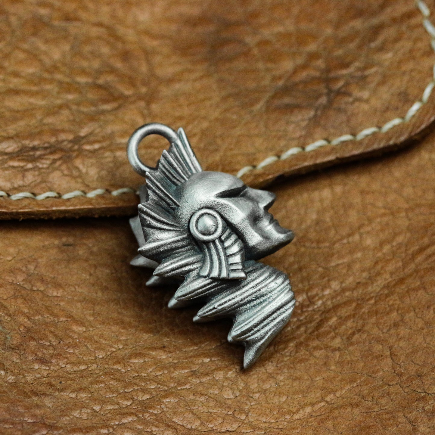 The Last of the Mohicans 925 Silver Pendant Necklace - Native American Necklace - Gift Pendant of Mysterious Race