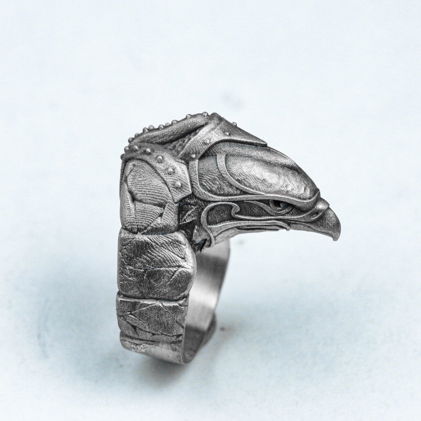 Falcon Jewelry -Men's Rings-Street Rings-Mechanical Style Jewelry-Personalized Rings-Handmade Rings-