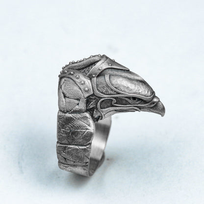 Falcon Jewelry -Men's Rings-Street Rings-Mechanical Style Jewelry-Personalized Rings-Handmade Rings-