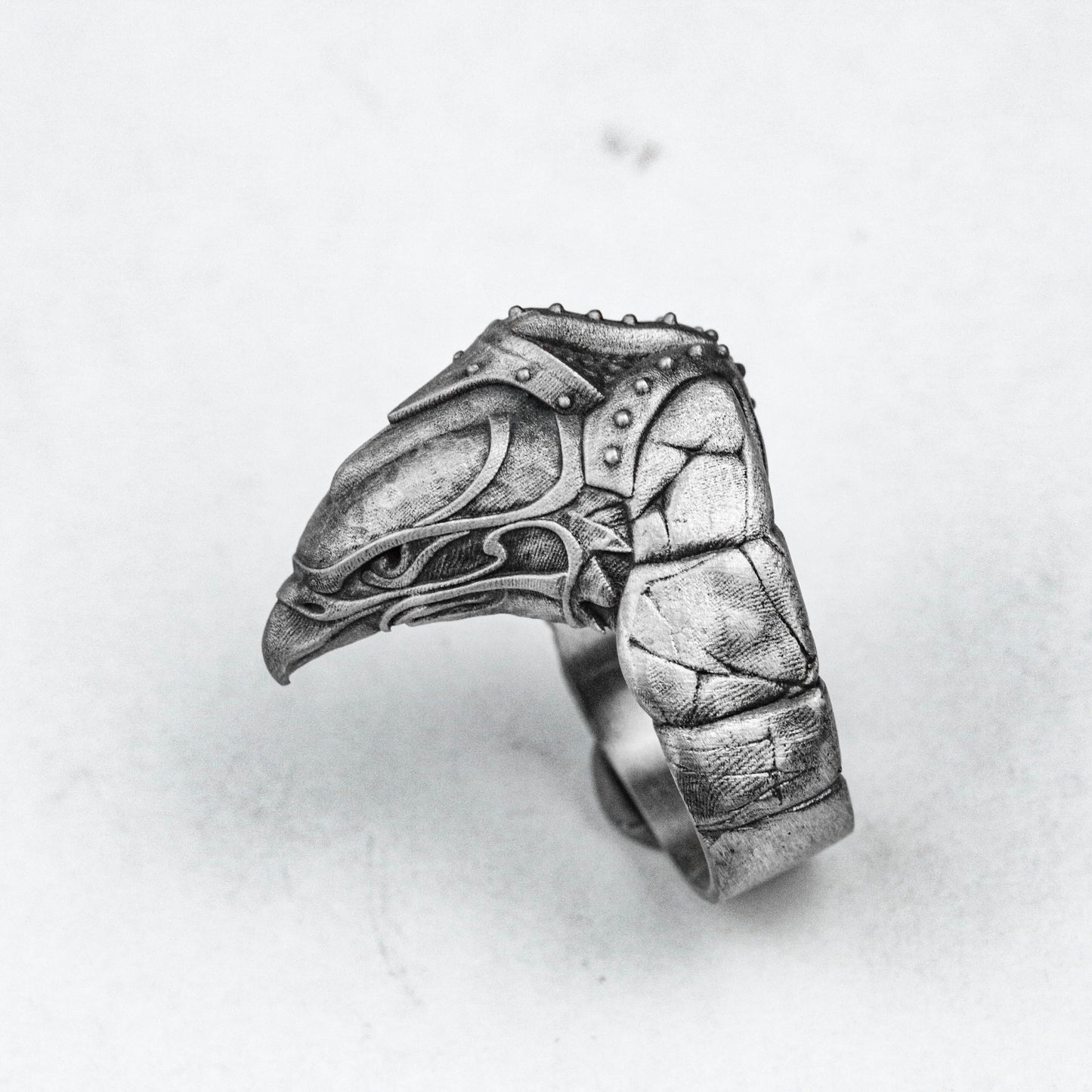 Falcon Jewelry -Men's Rings-Street Rings-Mechanical Style Jewelry-Personalized Rings-Handmade Rings-