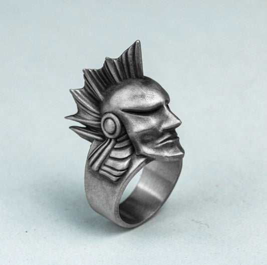 Last Mogan Jewelry - Men's Rings - Antique Silver Rings - Personalized Rings - Handmade Rings
