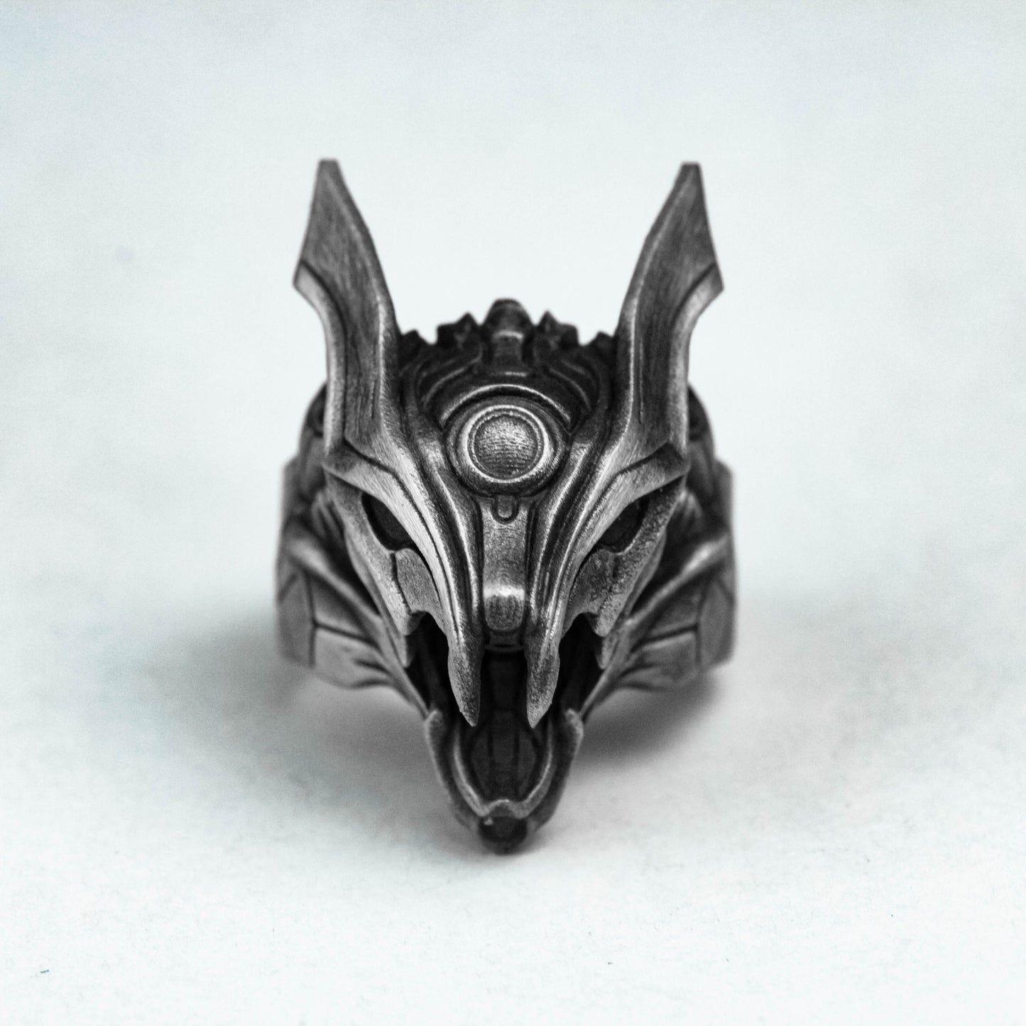 925 silver pantera ring Panther Skeleton Mens Ring, Wild Animal Ring,Mechanischer Leopardenkopf-Ring anello pantera Mens Ring