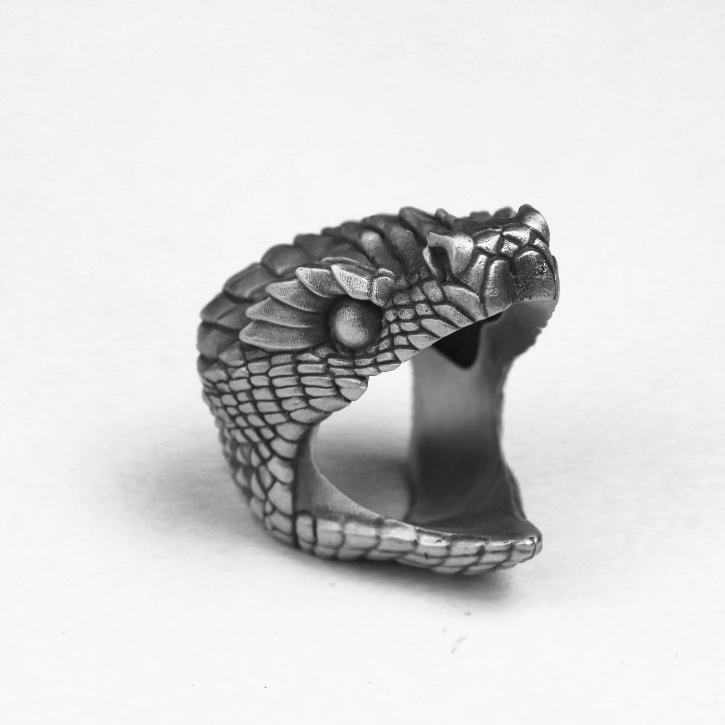 925 silver Viper Snake Ring Viper Serpent Ring Gothic Ring Punk RIng Snake Ring - Silver Viper Ring - Cobra Ring Animal Ring