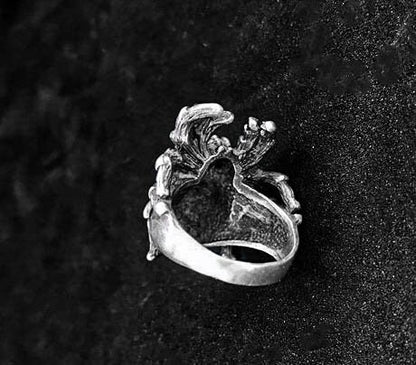 Spider Ring - Gift For Him - 925 Sterling Silver - Hand Cast Jewelry - Rings For Men - Vintage Creative Jewelry