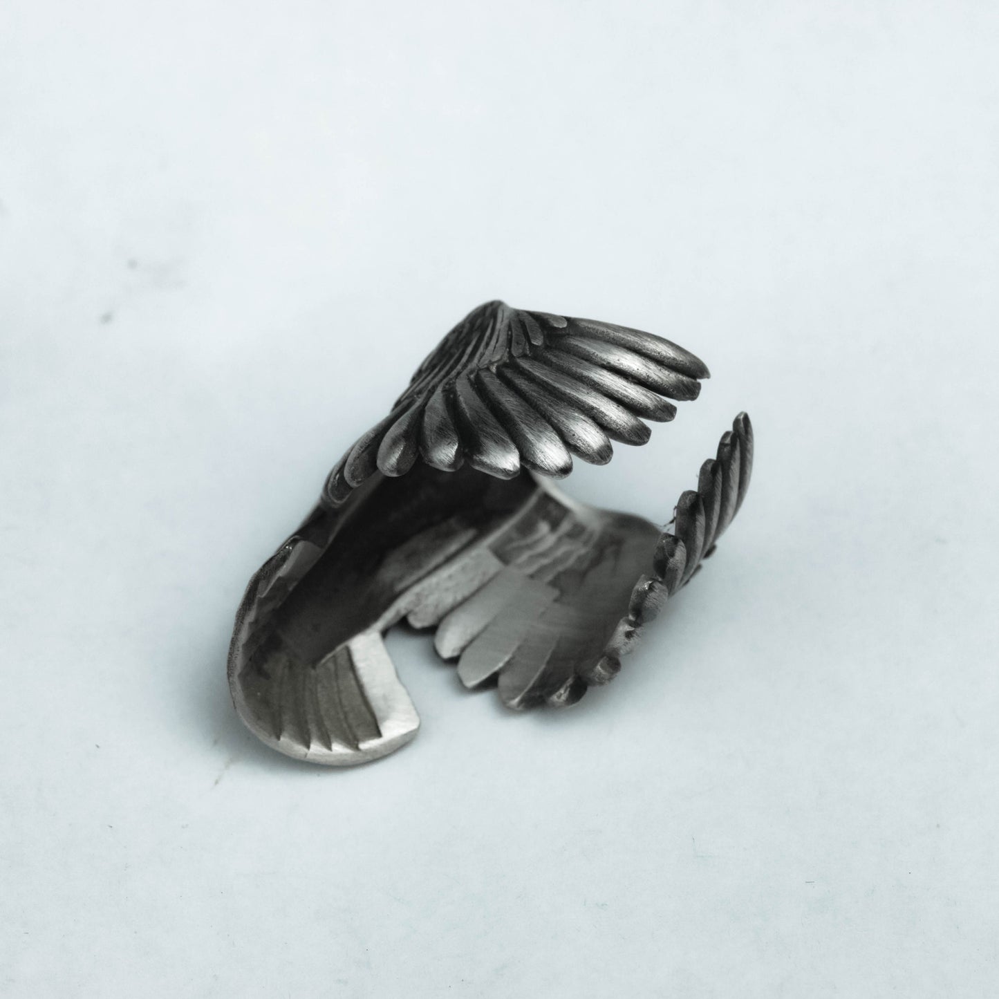 Eagle 925 silver ring, eagle silver ring, men's eagle flying silver ring