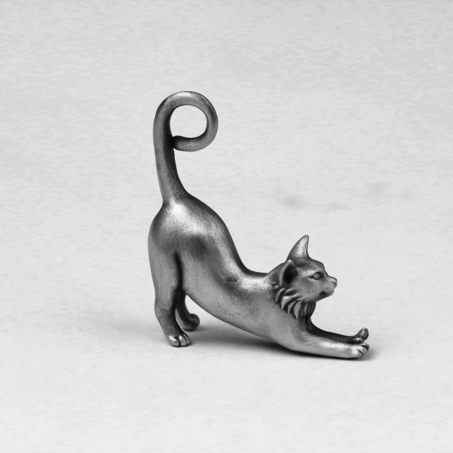 925 silver lazy cat pendant, stretched out cat jewellery, women's jewellery