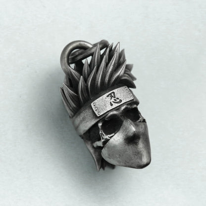 925 silver ninja pendant, Japanese samurai jewellery, warrior pendant katana necklace