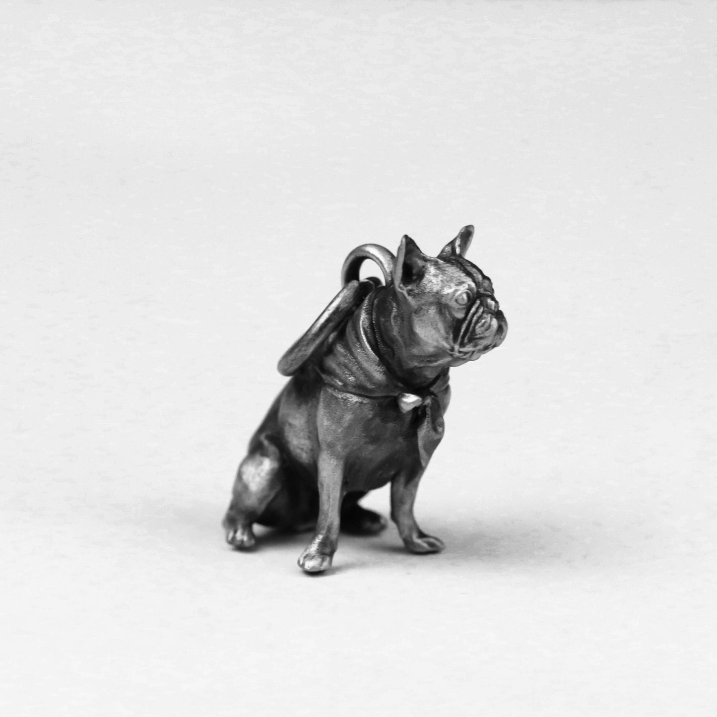 925 silver pit bull pendant, vicious dog charm, pet charm, animal protection charm