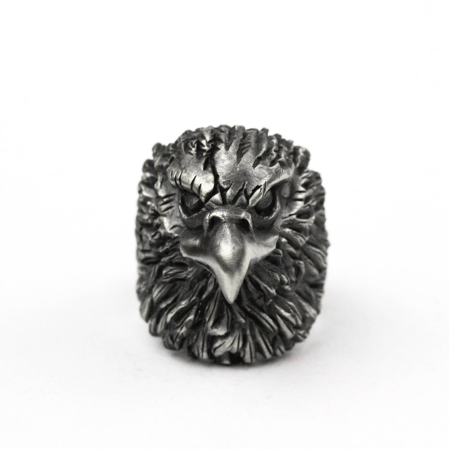 925 silver Eagle ring, men's eagle ring, condor ring, eagle head ring