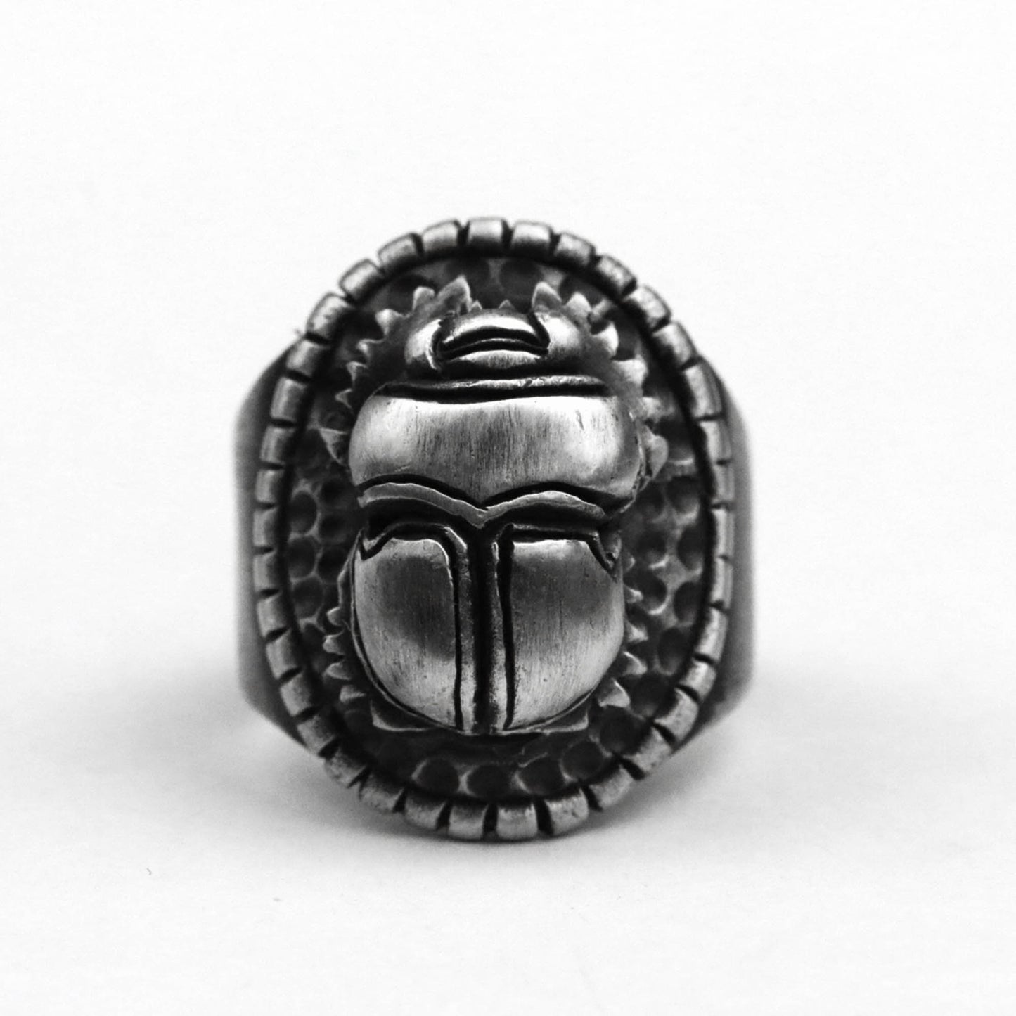 925 silver Egyptian scarab ring beetle ring dung beetle ring chafer ring brass craftsman making jewelry