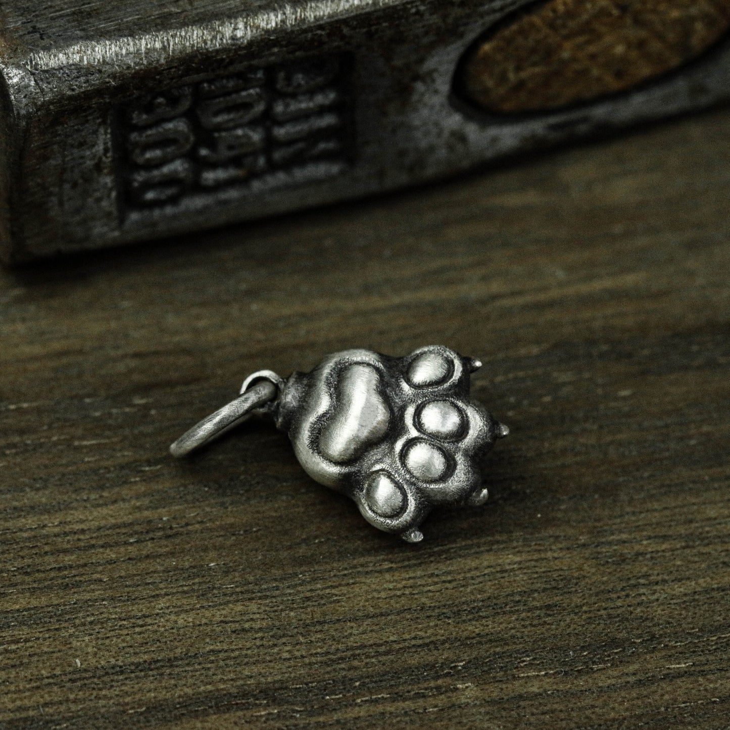 925 sterling silver cat paw pendant necklace, cat paw pendant, paw print necklace, pet jewelry, gift for cat lovers