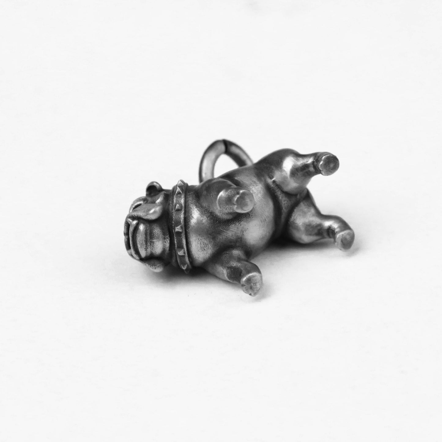 English Pitbull 925 Silver Pendant Necklace, Bulldog Silver Pendant, Bully Dog Necklace, Handmade Silver Pendant Gift