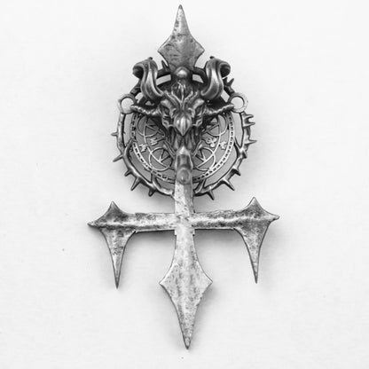 925 silver goat head trident Poseidon pendant, trident necklace, sailor pendant, gift for sailors, sailor pendant, trident amulet