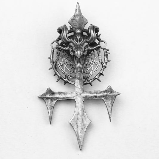 925 silver goat head trident Poseidon pendant, trident necklace, sailor pendant, gift for sailors, sailor pendant, trident amulet
