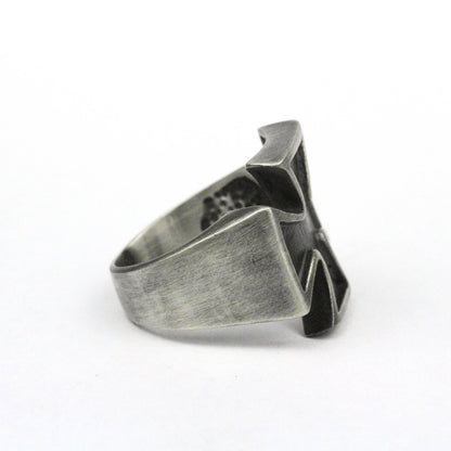 925 silver Crusader Seal Ring Celtic Ring Cross Ring Brass Craftsman Making Jewelry
