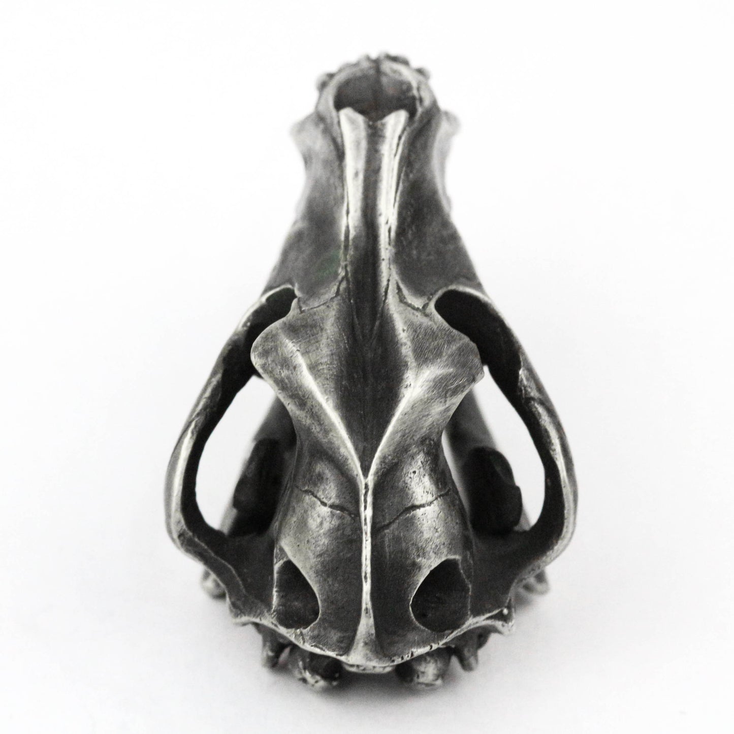 925 silver Dog skull pendant, animal skull pendant, brass pendant