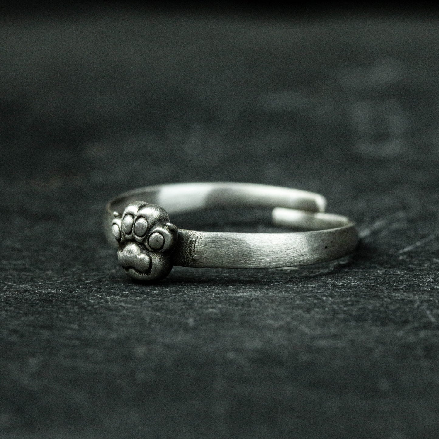 925 sterling silver cat paw ring, cat paw ring, paw print ring, pet jewelry, gift for cat lovers