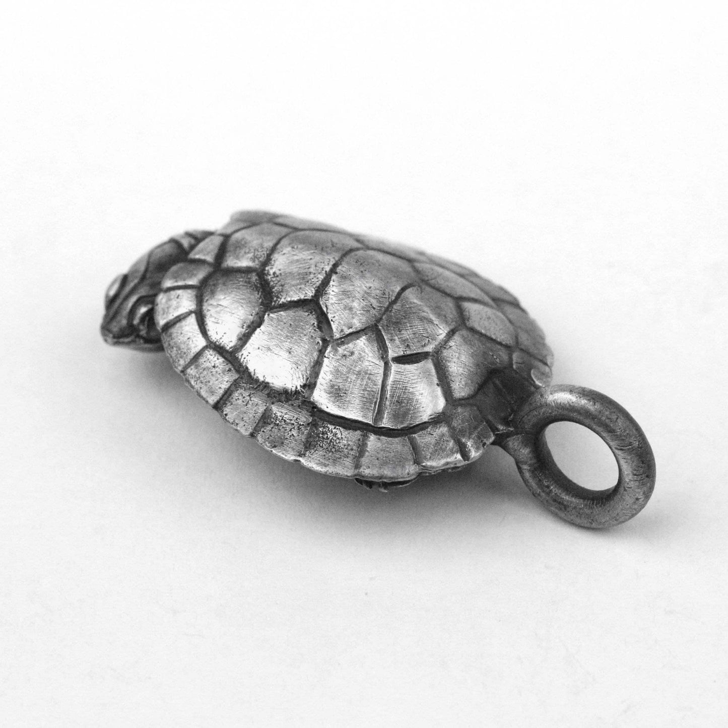 925 silver Brazilian tortoise pendant Vintage key chain pendant handmade jewelry